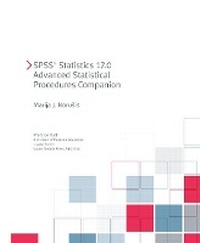 Enlarge image Cover: SPSS 17.0 Advanced Statistical Procedures Companion - Pearson
