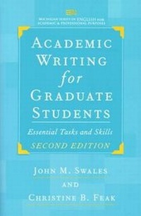 Enlarge image Cover: Academic Writing for Graduate Students, Second Edition - The University of Michigan Press