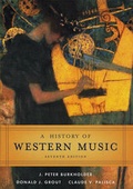 Cover: A History of Western Music - WW Norton & Co