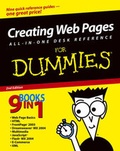 Cover: Creating Web Pages All-in-one Desk Reference for Dummies - Hungry Minds Inc,U.S.