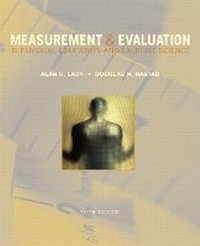 Abbildung von: Measurement and Evaluation in Physical Education and Exercise Science - Pearson Education (US)