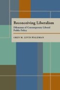 Cover: Reconceiving Liberalism - University of Pittsburgh Press
