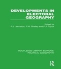 Cover: Developments in Electoral Geography - Routledge