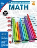 Cover: Math, Grade 4 - Carson Dellosa Education