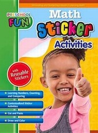 Enlarge image Cover: Preschool Fun - Math Sticker Activities - Popular Book Company Ltd