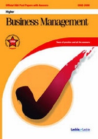 Abbildung von: Business Management Higher SQA Past Papers - Leckie & Leckie