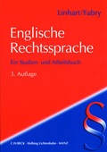 Cover: Englische Rechtssprache - Manz