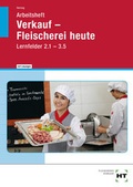 Cover: Arbeitsheft mit eingetragenen L&ouml;sungen Verkauf -- Fleischerei heute - Verlag Handwerk und Technik