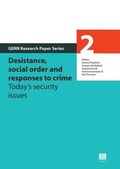 Cover: Desistance, Social Order and Responses to Crime - Maklu Pub