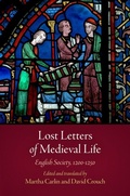Cover: Lost Letters of Medieval Life - University of Pennsylvania Press