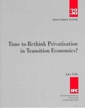 Cover: Time to Rethink Privatization in Transition Economies? - World Bank Publications