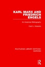 Cover: Karl Marx and Friedrich Engels (RLE Marxism) - Routledge