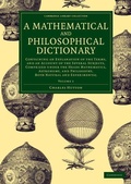 Cover: A Mathematical and Philosophical Dictionary - Cambridge University Press