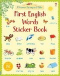Cover: First English Words Sticker Book - Usborne Publishing Ltd