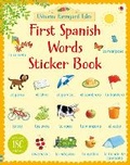 Cover: First Spanish Words Sticker Book - Usborne Publishing Ltd