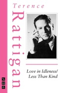 Cover: Love in Idleness/Less Than Kind - Nick Hern Books