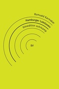 Cover: Hamburger Lektionen - Suhrkamp
