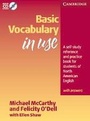 Cover: Basic Vocabulary in Use with Answers Student's Book with Ans w/ Audio CD - Cambridge University Press