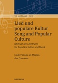 Cover: Lied und popul&auml;re Kultur - Song and Popular Culture 59 (2014) - Waxmann