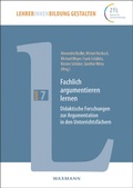 Cover: Fachlich argumentieren lernen - Waxmann