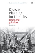 Cover: Disaster Planning for Libraries - Chandos Publishing