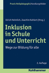 Enlarge image Cover: Inklusion in Schule und Unterricht - Kohlhammer