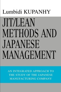 Abbildung von: Jit/Lean Methods and Japanese Management - iUniverse