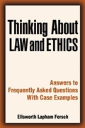 Bild: Thinking about Law and Ethics - iUniverse