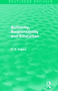 Cover: Authority, Responsibility and Education - Routledge