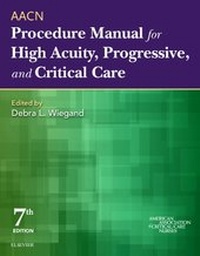 Abbildung von: AACN Procedure Manual for High Acuity, Progressive, and Critical Care - Saunders