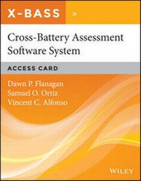 Enlarge image Cover: Cross-battery Assessment Software System (X-bass) Access Card - Wiley