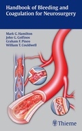 Cover: Handbook of Bleeding and Coagulation for Neurosurgery - Thieme Publishers