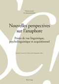 Cover: Nouvelles perspectives sur l'anaphore - Peter Lang Verlag