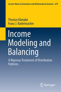 Enlarge image Cover: Income Modeling and Balancing - Springer