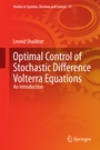 Cover: Optimal Control of Stochastic Difference Volterra Equations - Springer