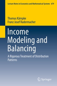 Enlarge image Cover: Income Modeling and Balancing - Springer