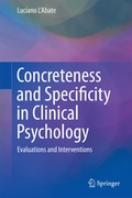 Cover: Concreteness and Specificity in Clinical Psychology - Springer