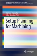 Cover: Setup Planning for Machining - Springer