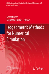 Enlarge image Cover: Isogeometric Methods for Numerical Simulation - Springer