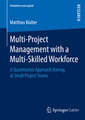Cover: Multi-Project Management with a Multi-Skilled Workforce - Springer Gabler