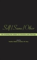 Cover: Self/Same/Other - Sheffield Academic Press