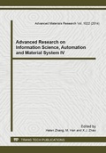Cover: Advanced Research on Information Science, Automation and Material System IV - Trans Tech Publications Ltd