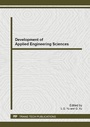 Cover: Development of Applied Engineering Sciences - Trans Tech Publications Ltd