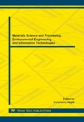 Cover: Materials Science and Processing, Environmental Engineering and Information Technologies - Trans Tech Publications Ltd