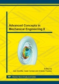Cover: Advanced Concepts in Mechanical Engineering II - Trans Tech Publications Ltd