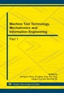 Cover: Machine Tool Technology, Mechatronics and Information Engineering - Trans Tech Publications Ltd