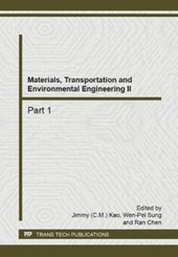 Enlarge image Cover: Materials, Transportation and Environmental Engineering II - Trans Tech Publications Ltd