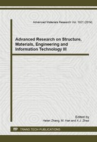 Enlarge image Cover: Advanced Research on Structure, Materials, Engineering and Information Technology III - Trans Tech Publications Ltd