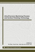Cover: Ultra-Precision Machining Process and Surface Finishing Technology - Trans Tech Publications Ltd