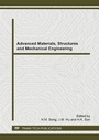 Cover: Advanced Materials, Structures and Mechanical Engineering - Trans Tech Publications Ltd